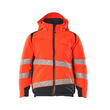 Winterjacke für Kinder,CLI-Futter / Gr.  152, Hi-vis Rot/Schwarzblau Produktbild