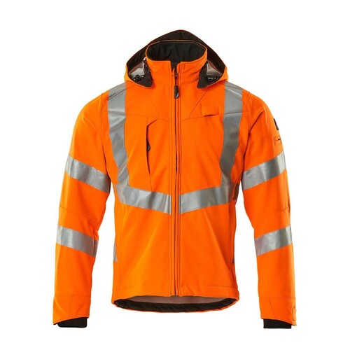 Blackpool Soft Shell Jacke / Gr. S,  Hi-vis Orange Produktbild
