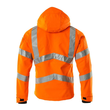 Blackpool Soft Shell Jacke / Gr. S,  Hi-vis Orange Produktbild Additional View 2 S