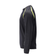 Sweatshirt, moderne Passform / Gr. XL,  Schwarzblau/Hi-vis Gelb Produktbild Additional View 1 S