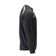 Sweatshirt, moderne Passform / Gr. XL,  Schwarzblau/Hi-vis Gelb Produktbild Additional View 3 S