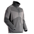 Fleecepullover,kurzem  Reißversch.,Futter Microfleecejacke /  Gr. 4XL, Anthrazitgrau Produktbild