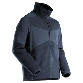 Fleecepullover mit  Reißverschluss,Futter Microfleecejacke  / Gr. M, Schwarzblau Produktbild