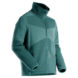 Fleecepullover mit  Reißverschluss,Futter Microfleecejacke  / Gr. M, Waldgrün Produktbild