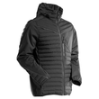 Jacke mit Kapuze, leichtem Futter  Thermojacke / Gr. 4XL, Schwarz Produktbild