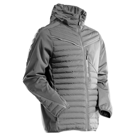 Jacke mit Kapuze, leichtem Futter  Thermojacke / Gr. XS, Anthrazitgrau Produktbild