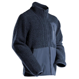 Faserpelz Jacke mit Reißverschluss  Faserpelzjacke / Gr. XS, Schwarzblau Produktbild