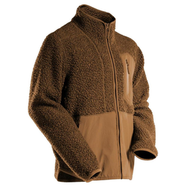 Faserpelz Jacke mit Reißverschluss  Faserpelzjacke / Gr. XS, Nussbraun Produktbild