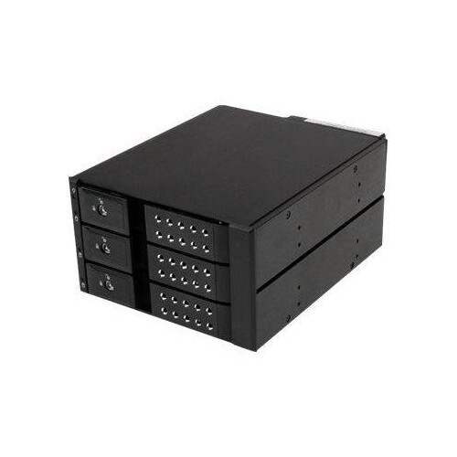StarTech.com 3-fach 3,5 trägerloser SATA Festplatten Aluminium Wechselrahmen Backplane - 3 Bay 3,5 Z Produktbild
