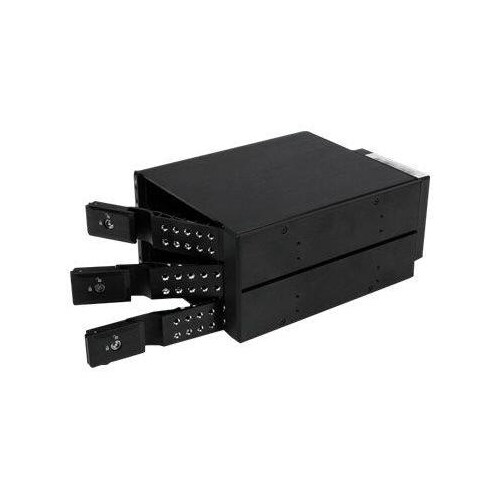 StarTech.com 3-fach 3,5 trägerloser SATA Festplatten Aluminium Wechselrahmen Backplane - 3 Bay 3,5 Z Produktbild Additional View 1 L