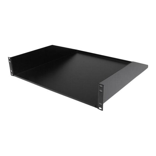 StarTech.com 2 HE 19 Fest montierbarer Schwerlast Fachboden für Server Rack/ Schrank bis 56 Kg - Fac Produktbild