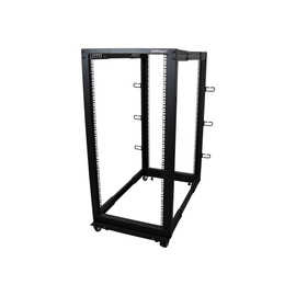 StarTech.com Open Frame Rack 25HE - 4 Pfosten Serverschrank - 58 cm - 104 cm tiefenverstellbar mit R Produktbild