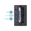 StarTech.com 3m QSFP+ Breakout Kabel - QSFP+ auf 4x SFP+ Produktbild Additional View 2 S