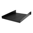 StarTech.com 2 HE 19 Fest montierbarer Fachboden für Server Rack/ Schrank bis 22 Kg - Belüfteter Fac Produktbild Additional View 1 S