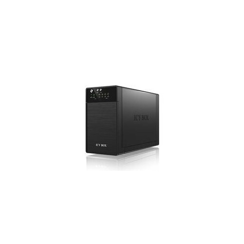 ICY BOX IB-RD3620SU3 - Festplatten-Array - 2 Schächte (SATA-600) Produktbild Front View L