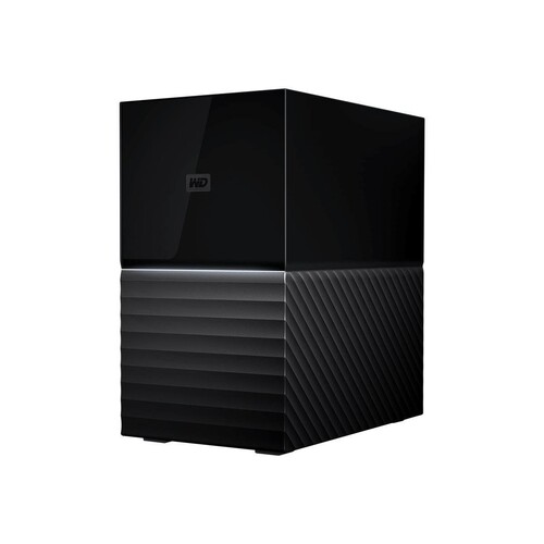 WD My Book Duo WDBFBE0160JBK - Festplatten-Array - 16 TB - 2 Schächte - HDD 8 TB x 2 - USB 3.1 (exte Produktbild