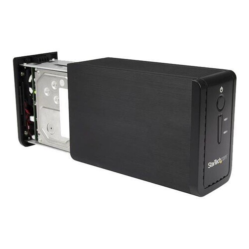 StarTech.com USB 3.1 Dual 3,5" SATA (6Gbit/s) Festplattengehäuse mit RAID - Zweifach 3,5 Zoll HDD/SS Produktbild Additional View 1 L