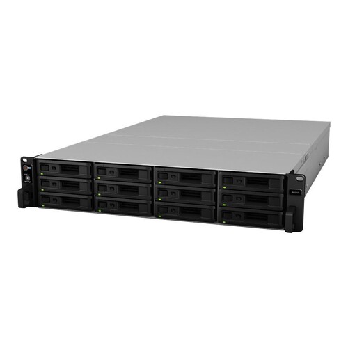 Synology RX1217RP - Speichergehäuse - 12 Schächte (SATA-600) Produktbild Front View L