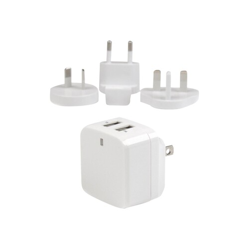 StarTech.com 2 Port USB Ladegerät / Netzteil - 2-fach Ladestecker 17 Watt / 3.4 Amp - Dual Reiselade Produktbild