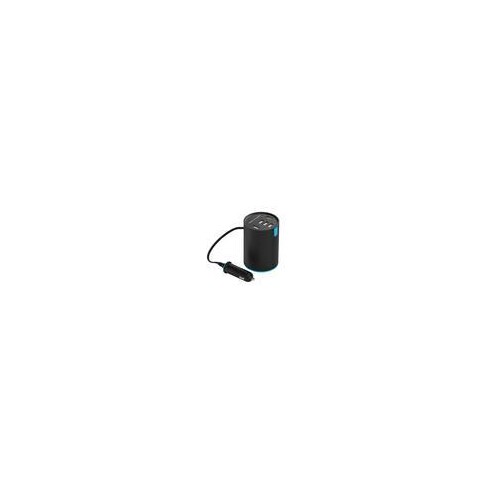 RealPower Tube 5 - Auto-Netzteil - 10 A - 5 Ausgabeanschlussstellen (USB) Produktbild Front View L