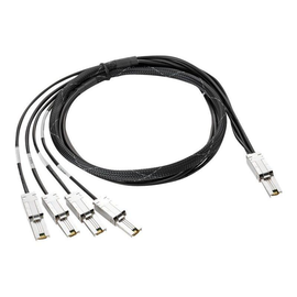 HPE Externes SAS-Kabel - 4-Lane - 4x Shielded Mini MultiLane SAS (SFF-8088) Produktbild