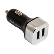RealPower 2-Port USB car charger - Auto-Netzteil - 2400 mA - 2 Ausgabeanschlussstellen (2 x USB) Produktbild