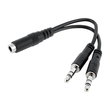 StarTech.com 3,5mm Audio Klinke Y Kabel - Headset Splitter Produktbild Additional View 1 S