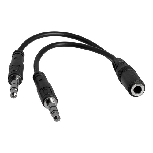 StarTech.com 3,5mm Audio Klinke Y Kabel - Headset Splitter Produktbild Additional View 2 L