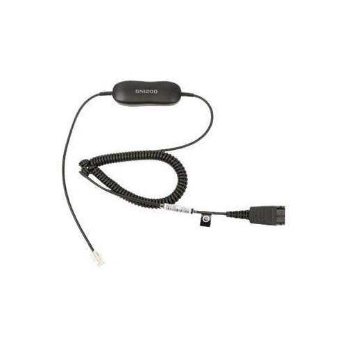 Jabra GN1200 CC - Headset-Kabel - Quick Disconnect Stecker zu RJ-9 männlich Produktbild Front View L
