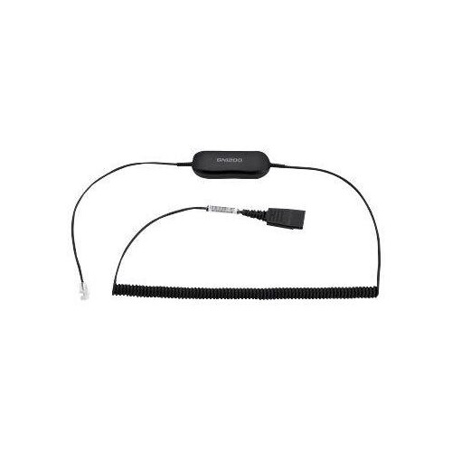 Jabra GN1218 AC Attenuation - Headset-Kabel - Quick Disconnect (S) Produktbild Front View L