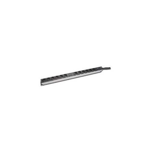 DIGITUS Steckdosenleiste mit Aluminiumprofil und Überlastschutz, 12-fach Schutzkontaktsteckdose, 2 x Produktbild Additional View 1 L