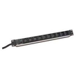 DIGITUS Steckdosenleiste mit Aluminiumprofil, 10-fach, 2 m Zuleitung IEC C14 Stecker Produktbild Additional View 1 S