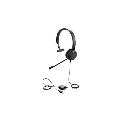 Jabra Evolve 20 UC mono - Headset - On-Ear - kabelgebunden Produktbild Front View L