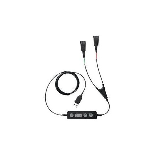 Jabra LINK 265 - Headsetadapter - USB männlich Produktbild Front View L