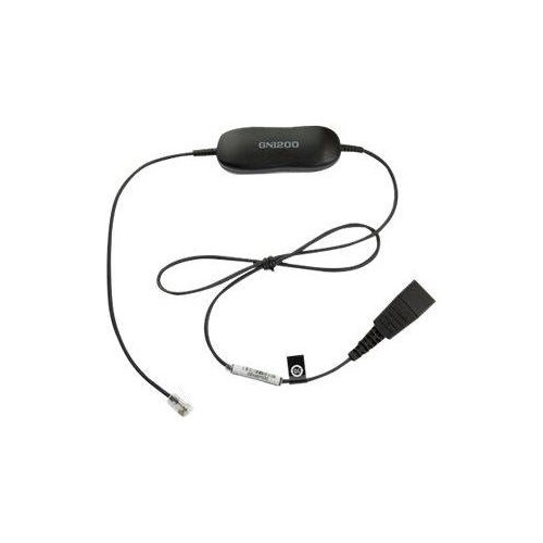 Jabra Smart Cord - Headset-Kabel - Schwarz - für Cisco IP Phone 78XX Produktbild