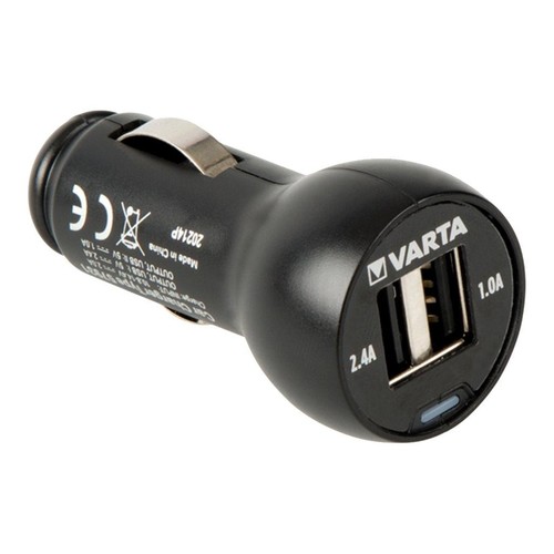 Varta Portable Power Car power - Auto-Netzteil - 17 Watt - 3.4 A - 2 Ausgabeanschlussstellen (USB) Produktbild
