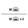 Unify Y-Cable - Netzwerk-Splitter - RJ-45 (M) Produktbild