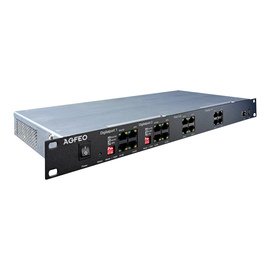 AGFEO ES 628 IT - Hybrid PBX - 1U - in Rack montierbar Produktbild