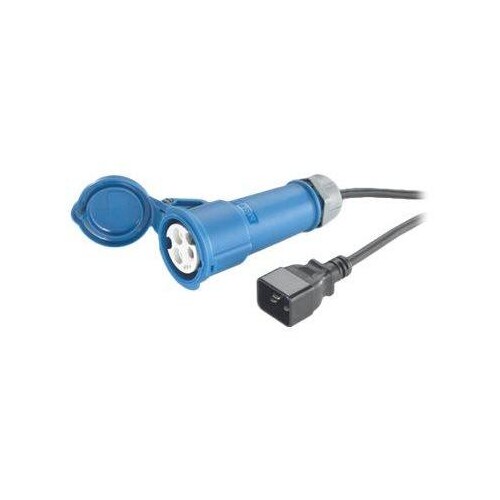 APC Stromkabel - IEC 60320 C20 zu IEC 60309 16A (W) Produktbild Additional View 1 L