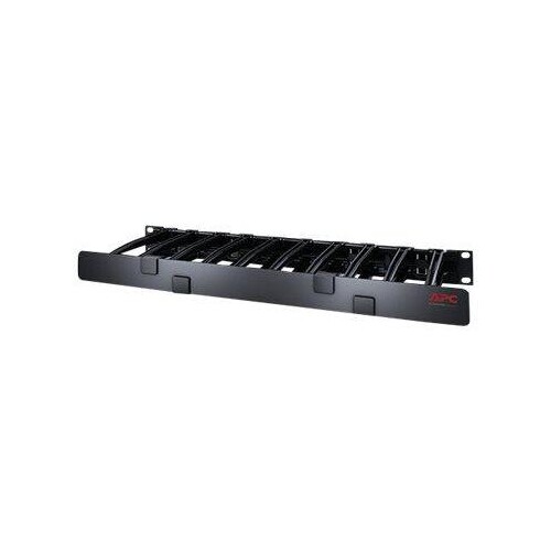 APC Horizontal Cable Manager Single-Sided with Cover Produktbild Additional View 1 L