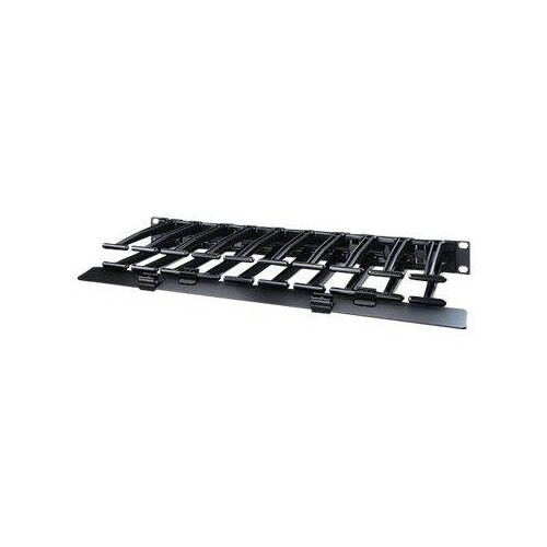 APC Horizontal Cable Manager Single-Sided with Cover Produktbild Additional View 2 L
