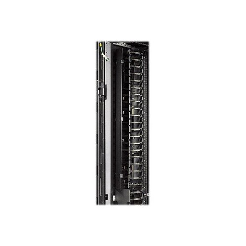 APC Rack-Kabelführungskonsolen-Abdeckung - Schwarz - 45U - TAA-konform (Packung mit Produktbild Additional View 2 L