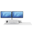 Workstation Sitz/Steh Desktop Lotus für 2 Monitore weiß Fellowes 8081801 Produktbild Additional View 2 S