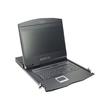 DIGITUS 19" LCD KVM Konsole, 1-Port VGA, deutsche Tastatur Produktbild Additional View 1 S