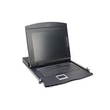 DIGITUS 17" LCD KVM Konsole, 8-Port VGA, deutsche Tastatur Produktbild Additional View 4 S