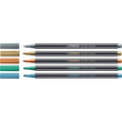 Fasermaler Pen 68 Metallic 1,4mm Rundspitze silber Stabilo 68/805 Produktbild Additional View 4 S