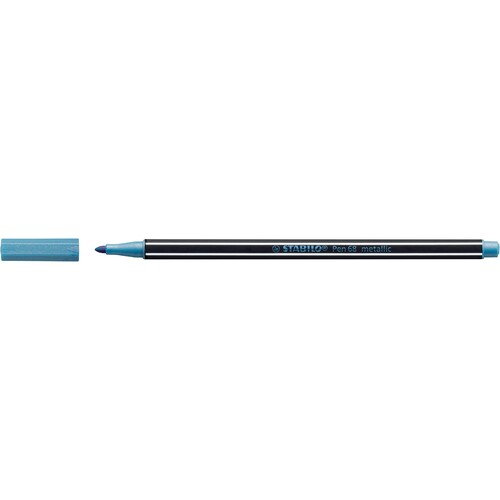 Fasermaler Pen 68 Metallic 1,4mm Rundspitze blau Stabilo 68/841 Produktbild