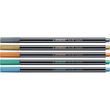 Fasermaler Pen 68 Metallic 1,4mm Rundspitze blau Stabilo 68/841 Produktbild Additional View 4 S