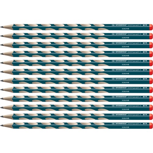 Bleistift EASYgraph S HB 2,2mm Rechtshänder petrol Stabilo 326/HB Produktbild Additional View 1 L