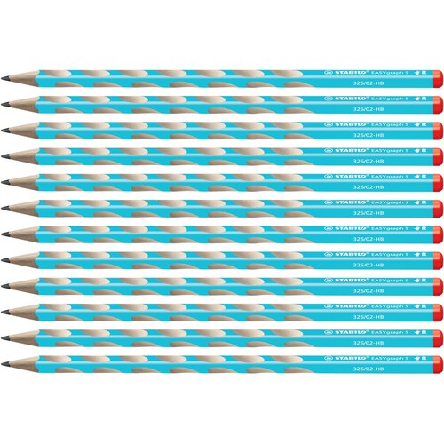 Bleistift EASYgraph S HB 2,2mm Rechtshänder blau Stabilo 326/02-HB Produktbild Additional View 1 L